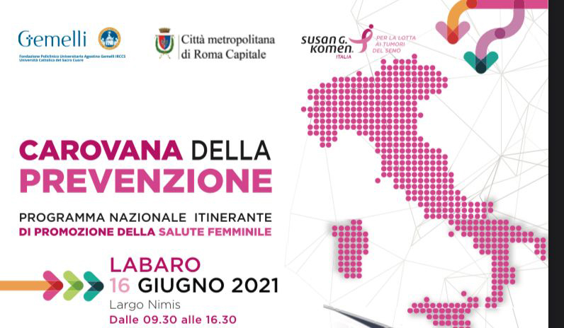 La Citta Metropolitana Di Roma Capitale E La Susan G Komen Italia Annunciano La Nuova Tappa Del Tour Della Carovana Della Prevenzione Lagone